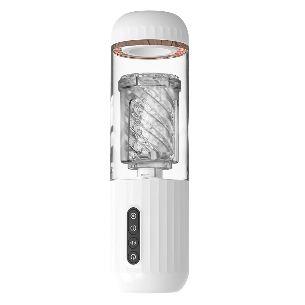 Masturbatore Rotante Succhiante per Uomo Automatico Telescopico Reale l Orale Glande Trainer Massaggio Maschio M Ora Gans ae_voghion.com
