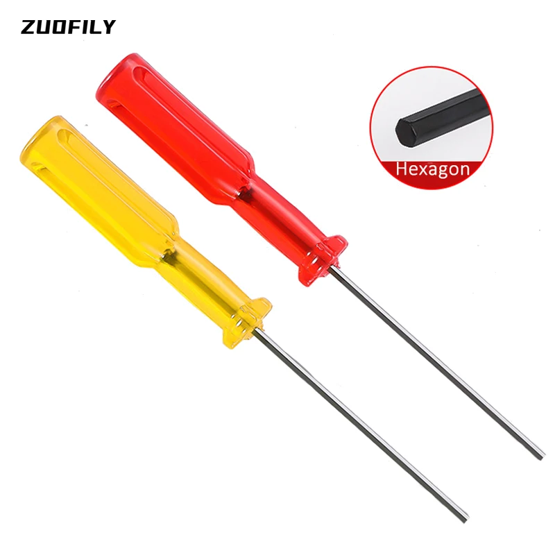 Inner Six Angle Screwdrivers 2pcs for Sewing Tools Industrial Overlock Sewing Machine 1.5/1.6/2 mm Hexagonal Screw Driver sewing screwdriver