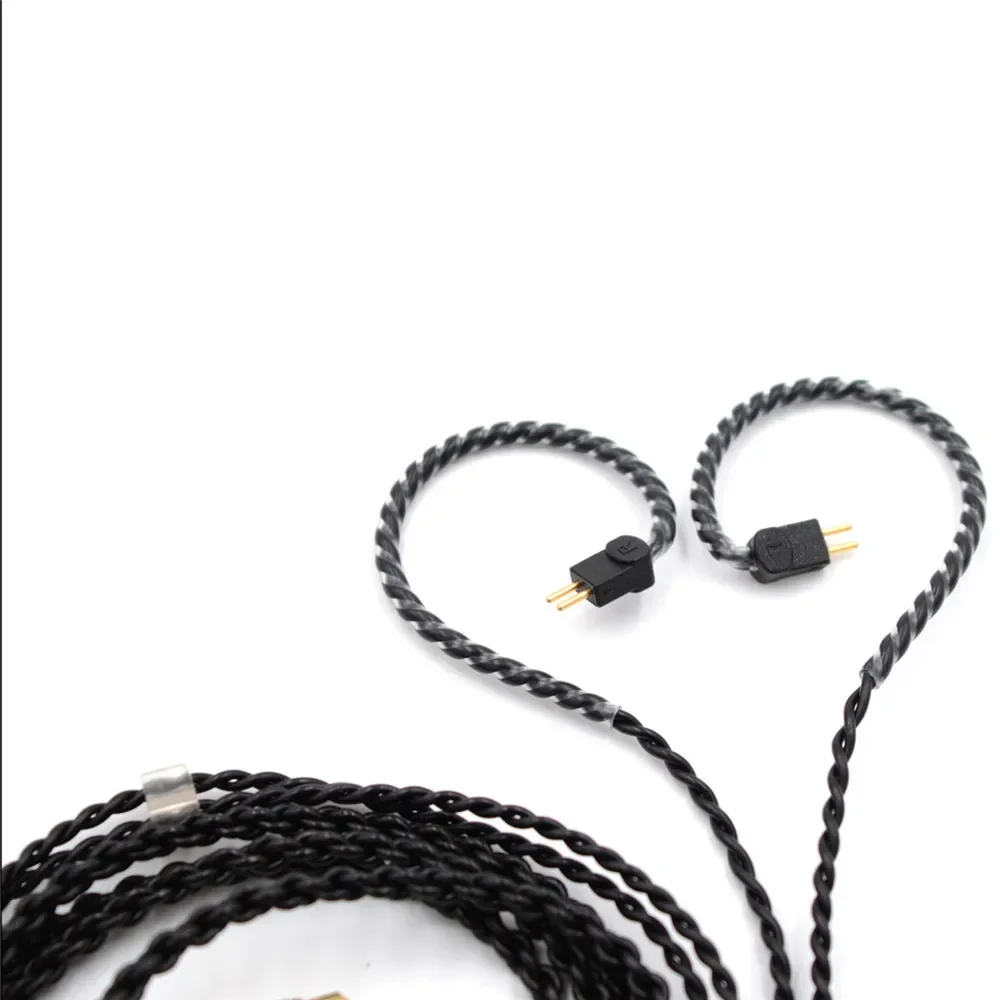 BQEYZ C1 ̾ ̺, DIY ׷̵ ̺, ̺긮 IEM KZ TRN Ϳ Ż ̾, 3.5mm, 0.78mm, 2  Ŀ