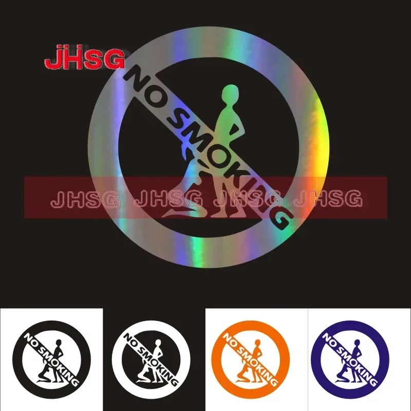 

Car Stickers Girl and Boy No Smoking Car Motorcycles Decoration 3D Reflective Car Decoration