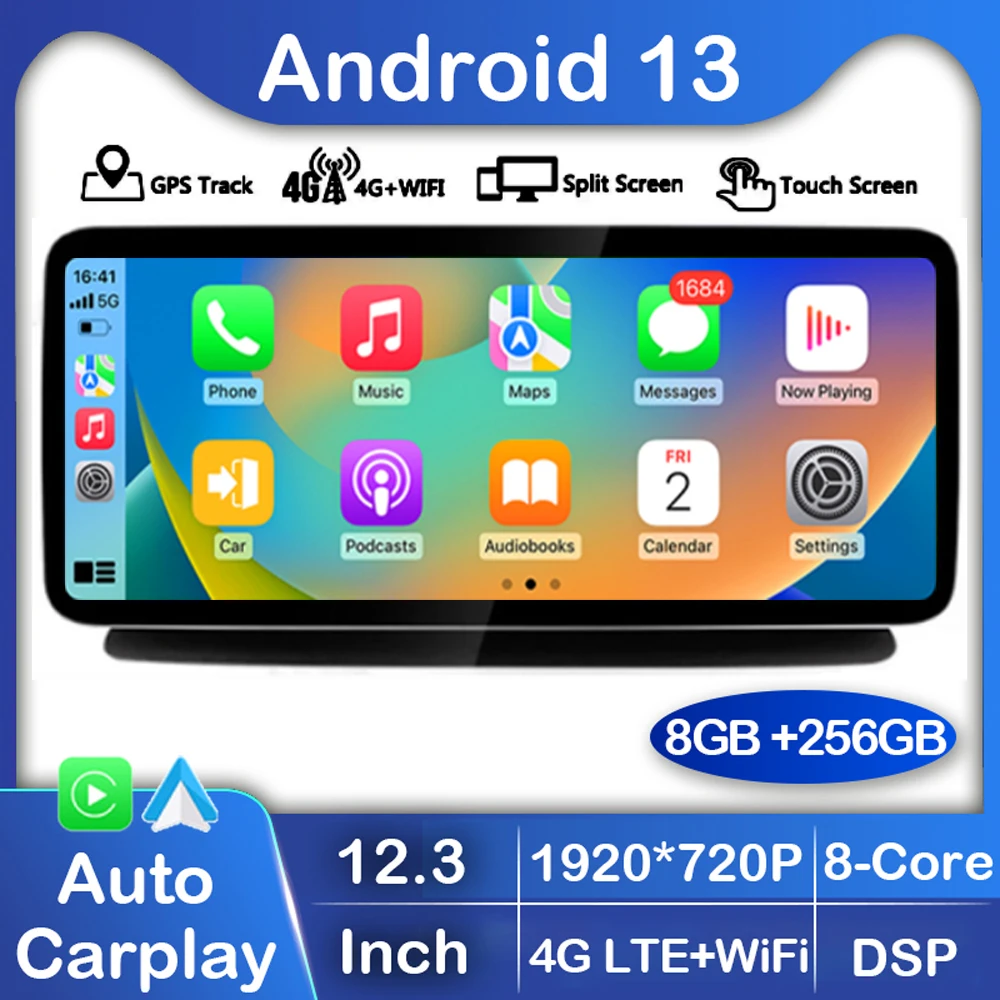 

Автомобильный мультимедийный плеер, 12,3 дюймов, Android 13, для Mercedes Benz CLS W218 2011-2018 LHD/RHD, 8 ядер, Wi-Fi + 4G LTE, радио, GPS, стерео, головное устройство