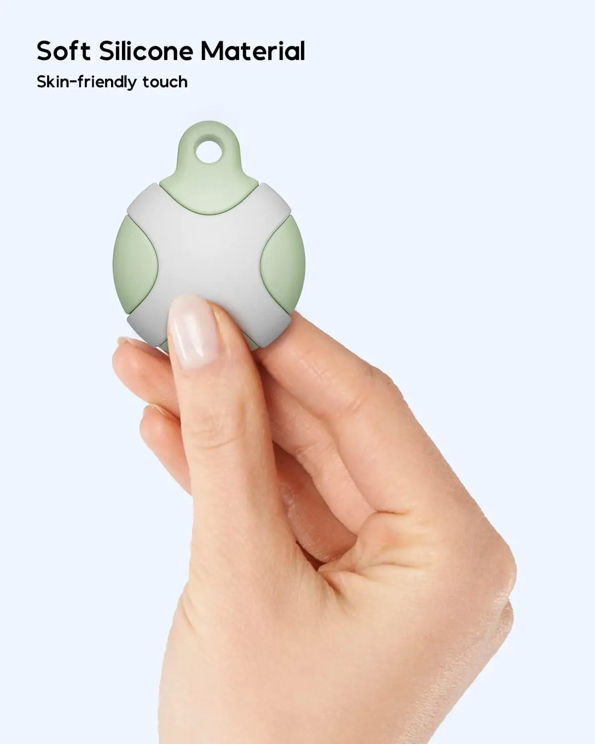 Airtag Holder Keychain - Durable Silicone Case