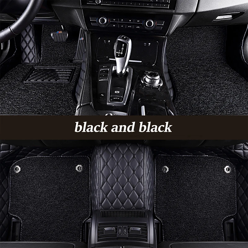 

Custom Double Layer Car Floor Mats for BMW M6 4 Doors 2013-2015 Year Interior Details Car Accessories Carpet