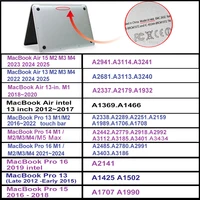 2025 M4 New Laptop Case For MacBook Pro 13 Case M2 M1 For Macbook Air 13 Case M3 for Macbook Pro 16 Case M5 Pro 14 15 12 Funda - Image 6