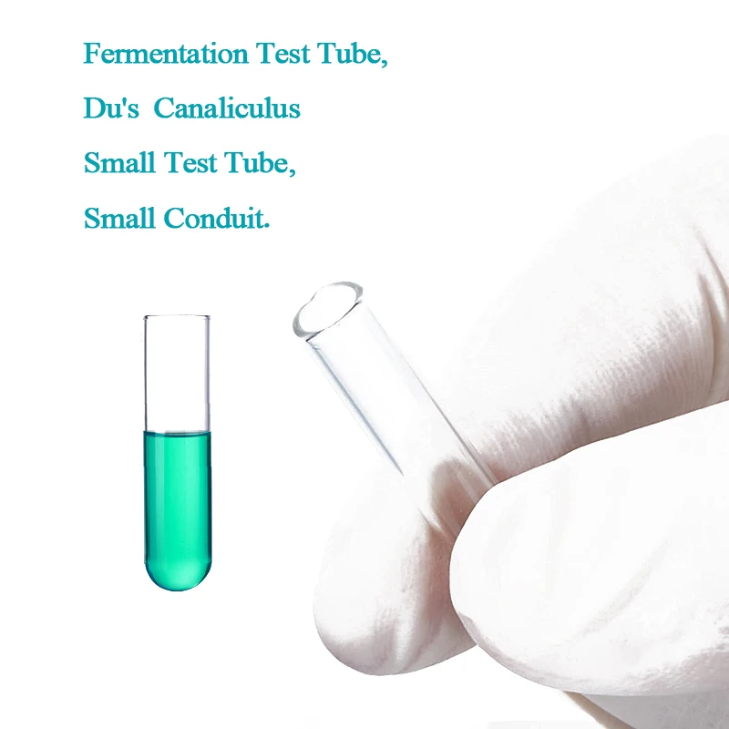 Du&lsquo;s canaliculus Fermentation Tube Glass Small Tube 6 X 30mm High Borosilicate Microbial Experimental Laboratory