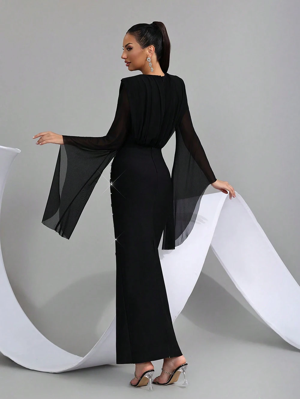 Full-length dress view