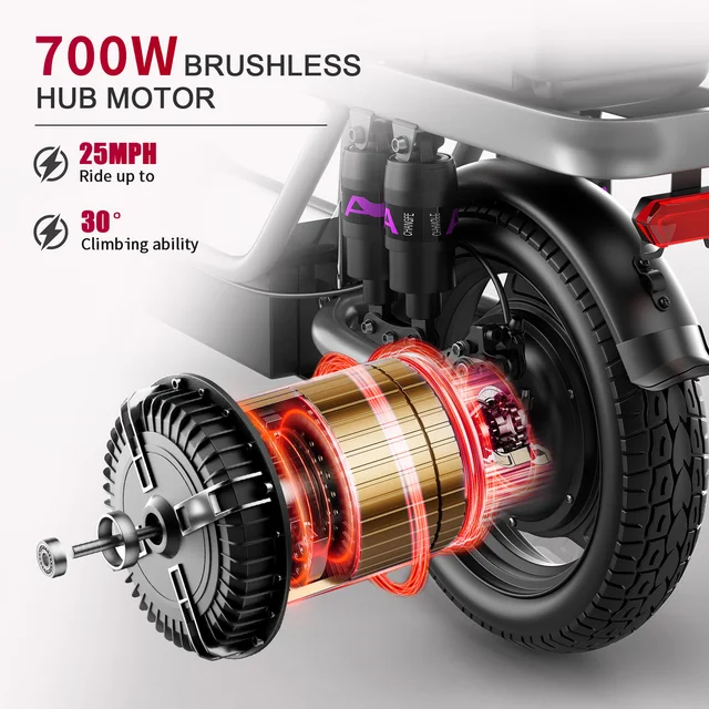 700W Foldable Electric Scooter 6