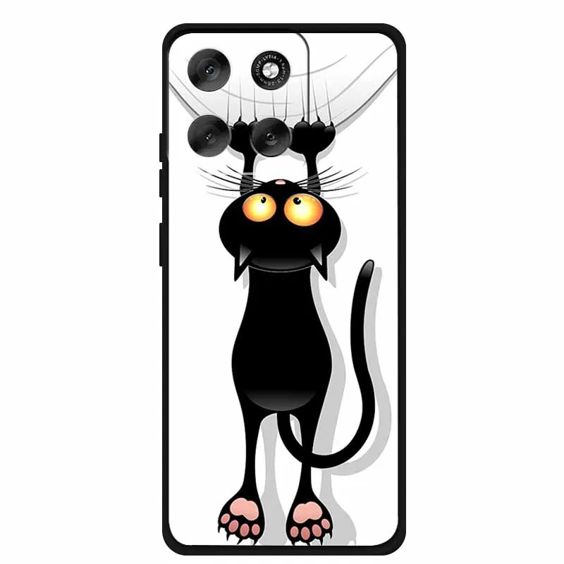 Luxury Silicone TPU Etui Cover - Soft Pink Anime Back Case