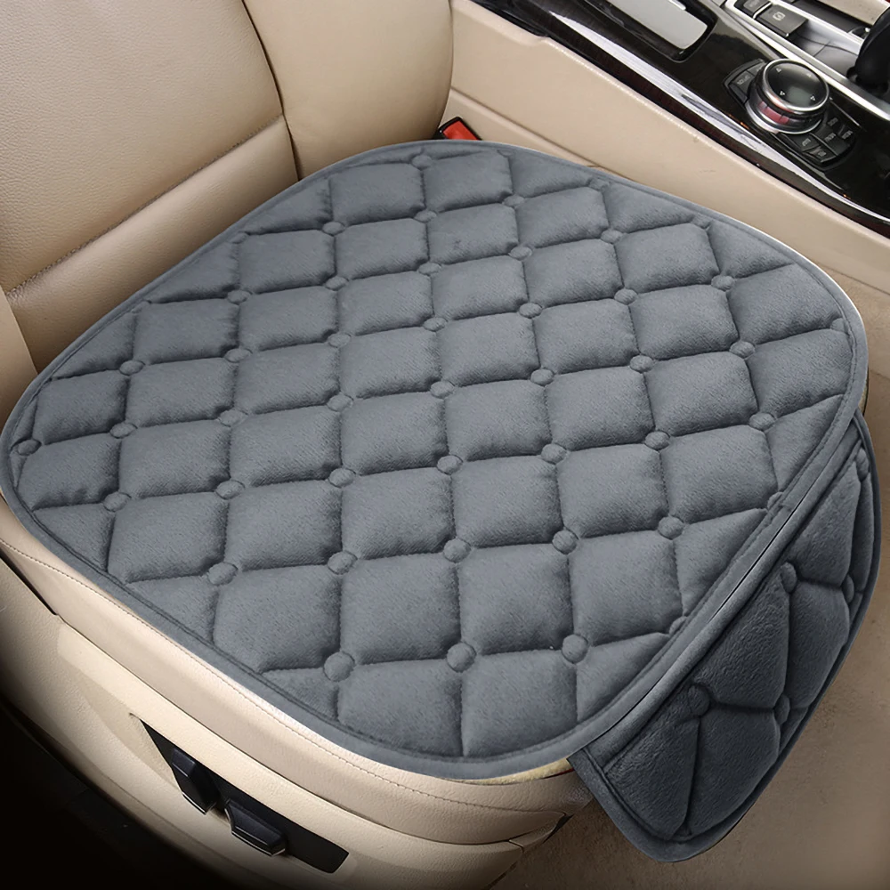 Car Seat Cushion With Pocket Memory Cotton Universal Seat Pads Driver Soft Cushions  Chair Pads Anti-Slip Relieve Hip Pressure - AliExpress