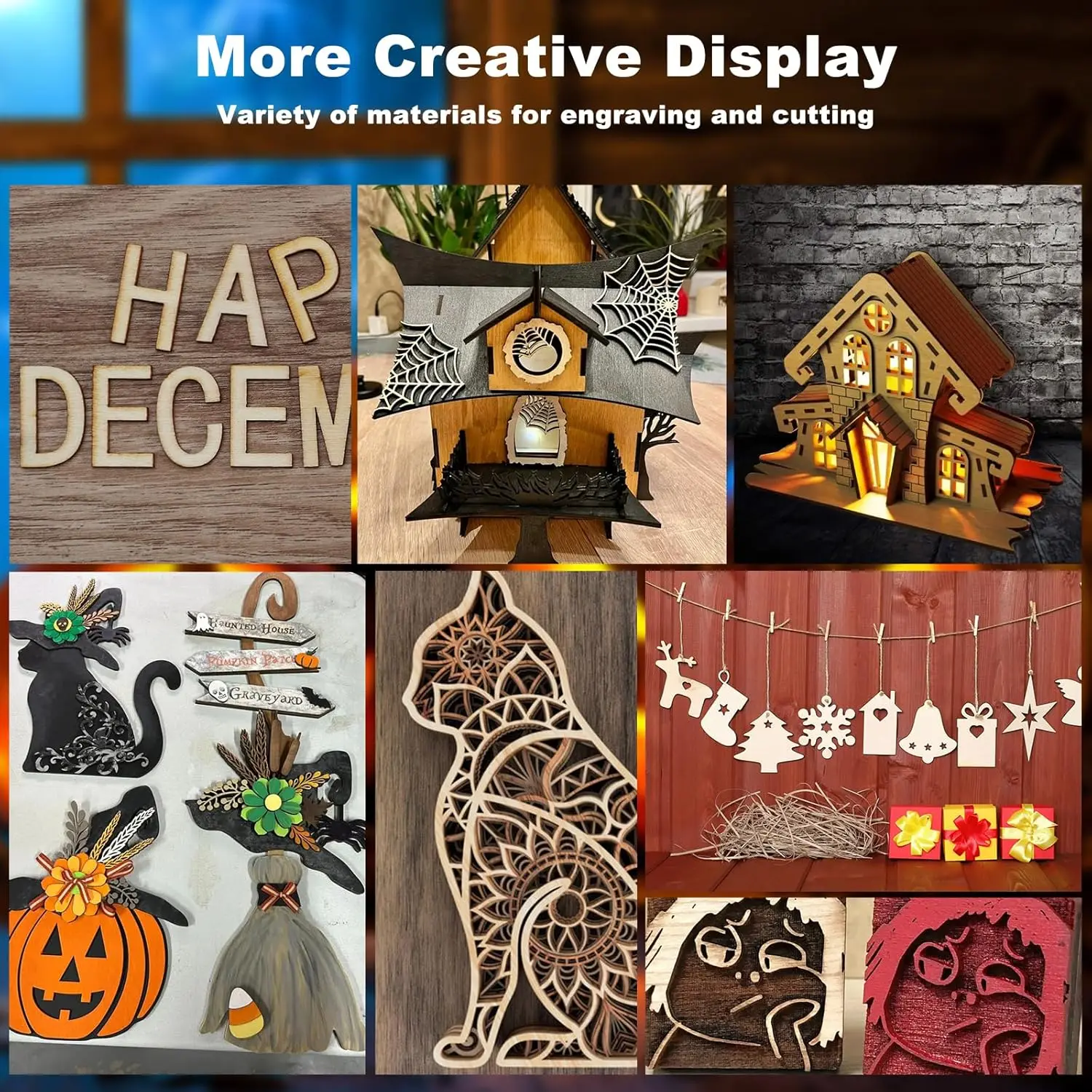 40W Professional Laser Engraver and Cutter Machine with 5500mW Laser Power