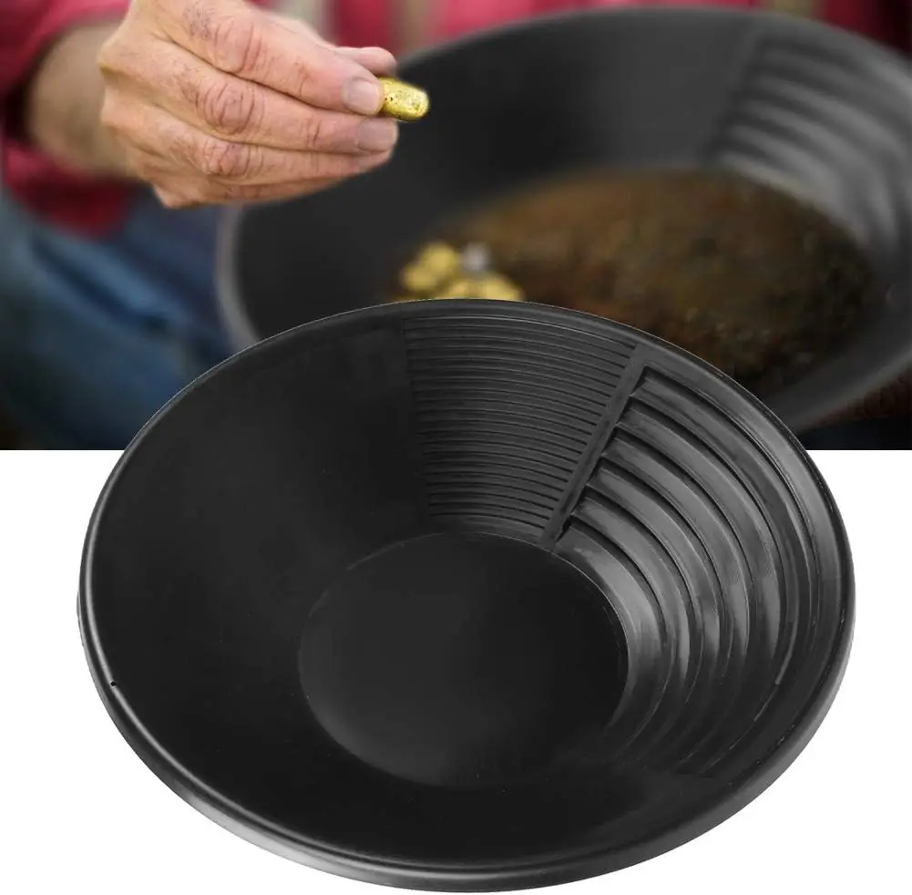Plastic Basin Gold Panning Pan Mining Riffle Dredging Prospecting River Tool