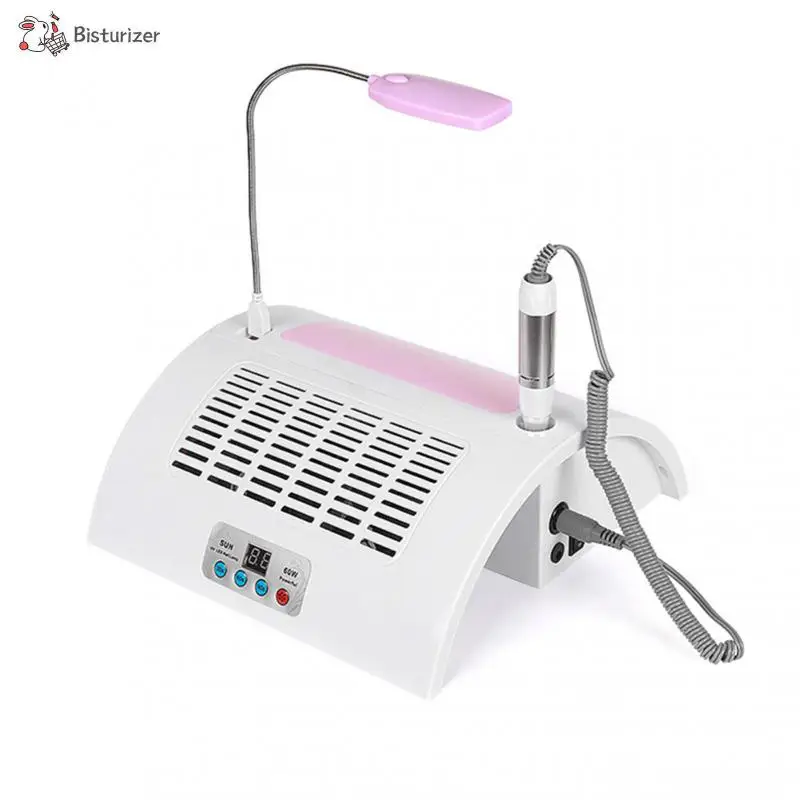 

5in1 Nail Polisher Nail Dryer 60W 30LED Lamp Multi-purpose LED Phototherapy Lamp Vacuum Cleaner Integrated Machine Nail Art Tool