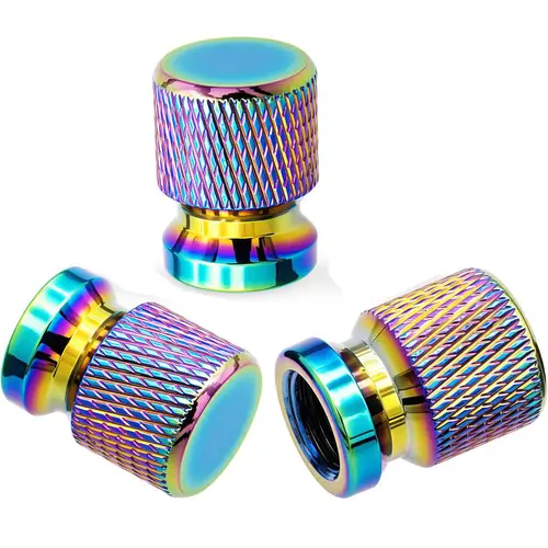 Tire Valve Stem Caps, Anodized Aluminum Wheel Valve Covers Accessories, Universal for Cars, SUVs, Bikes, Trucks and Motorcycles - Image 10