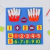 Kids Montessori Toys Felt Finger Numbers Math Toy Counting Early Learning Intelligence Develop for Toddler Teaching Aid Child 6