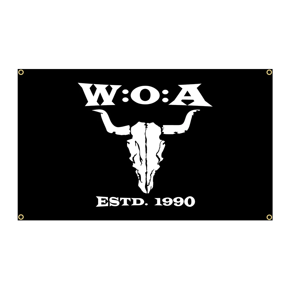 

90x150cm Wackens Woa Open Air Tour 1990 Flag Polyester Printed Home or Bedroom Decoration Banner Tapestry