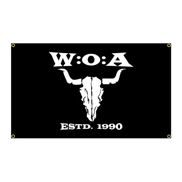 90X150Cm Wackens Woa Open Air Tour 1990 Zászló Poliészter Nyomtatott Otthoni Vagy Hálószoba Dekoráció Szalaghirdetés Kárpit