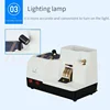 Hand Edger Eyeglasses Grinding Machine With Three Wheels Lens Grinder Eyeglasses Lens Hand Mill 6