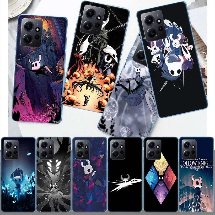 Custodia Hollow Knight Silk Song Cover Per Xiaomi Redmi Note 12S 12 11 Pro Plus 11T 11S 10 5G 10S 9 9T 9S 8 8T 7 5 Pro Tpu Phone Cle