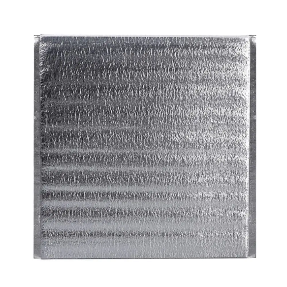 Aluminiumfolie Kühltasche Isolierung Falten Picknick Tragbare Lebensmittel Thermische Verpackung Tasche Lebensmittel Lieferung Getränke Träger Isolierte Tasche – Detail 9