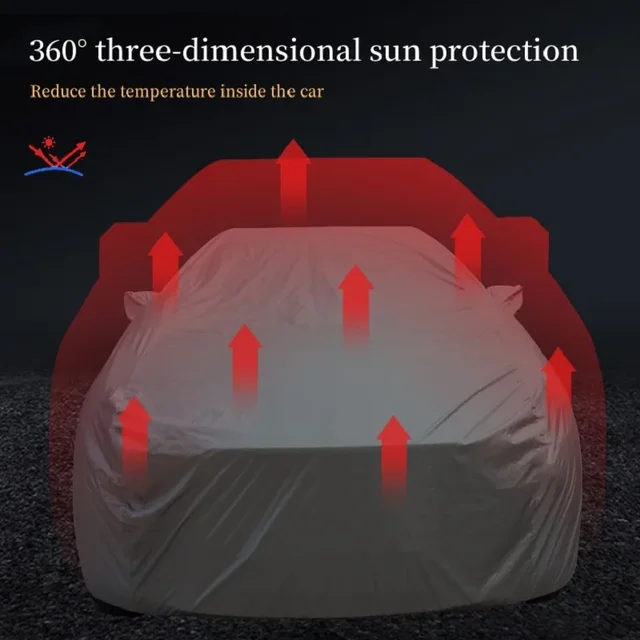 Universal Car Cover UV Protection Sun Cover Sunshade Waterproof Dustproof for Sedan Scratch-Resistant Sedan Suit SUV Car Tools