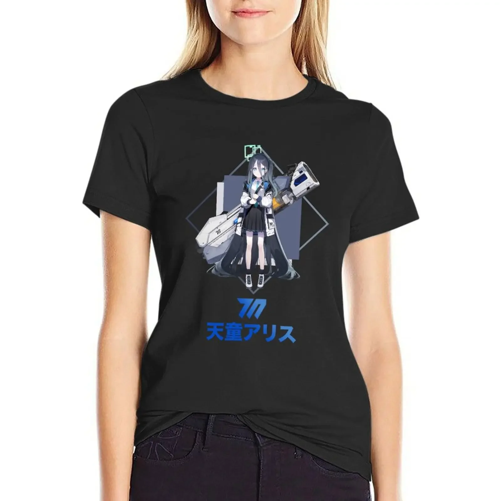 Tendou Alice Blue Archive T-Shirt summer tops korean fashion tops t shirts for Women