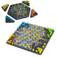 New Multiplayer Game game Table Toy Rubber Band Triangle Chain Chess Multiplayer Leisure Geometry Table Game Christmas Gift 1