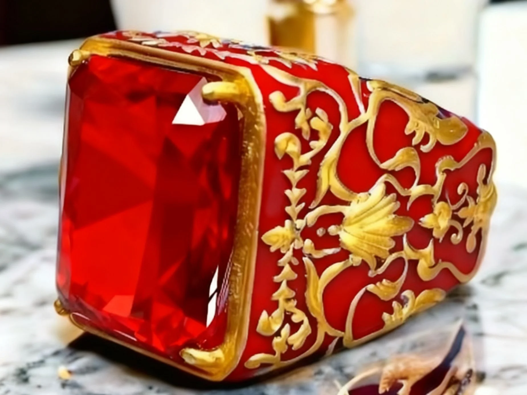 Wholesale of oval-shaped men's rings set with obsidian and agate rings from the manufacturer 2