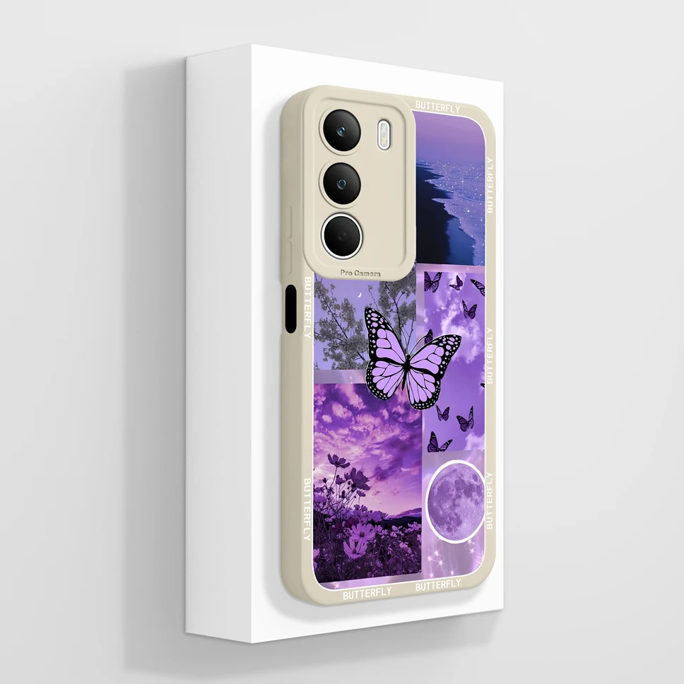 Lovely Flowers Pattern Shockproof Phone Case - Full Protection Cover