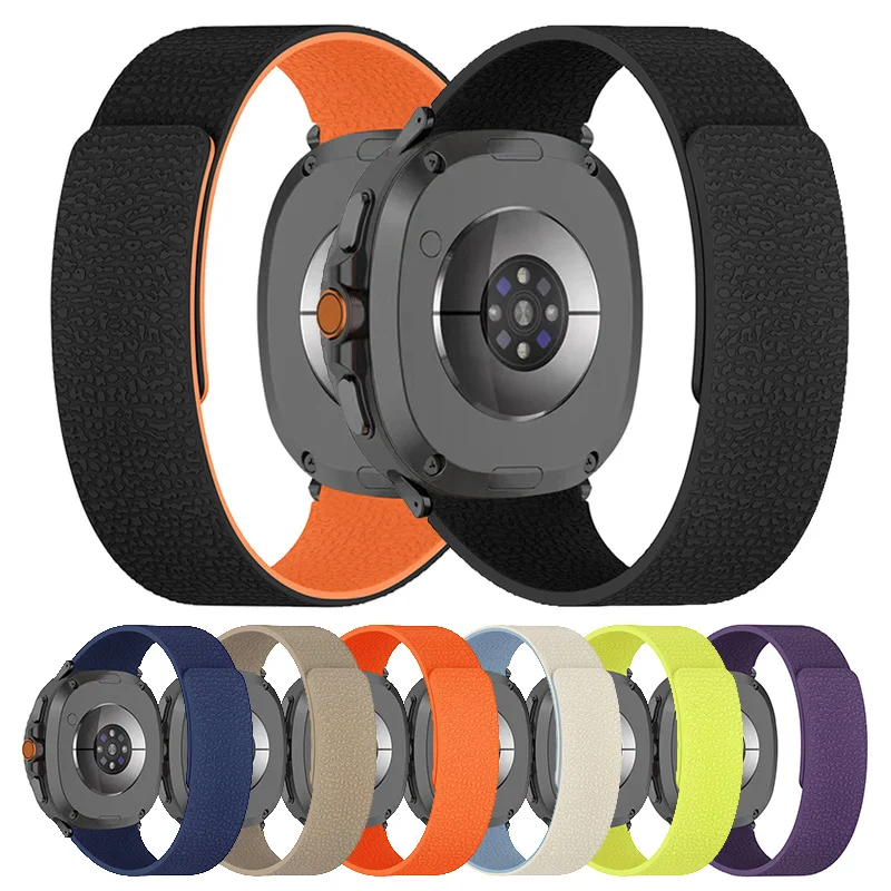 Silicone Magnetic Sport Band Bracelet in Classic Black