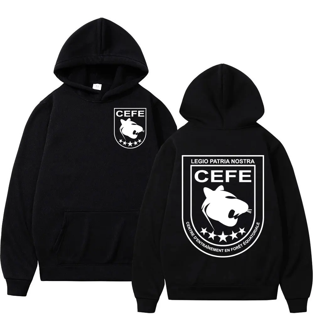 

CEFE Foreign Legion Double Sided Print Hoodie Men Women High Street Trend Fashion Sweatshirts Vintage Casual Oversized Pullovers