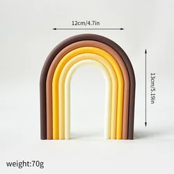 Vibrant Rainbow Cake Topper - Multi - Occasion Celebration Decoration (Small Style 2)