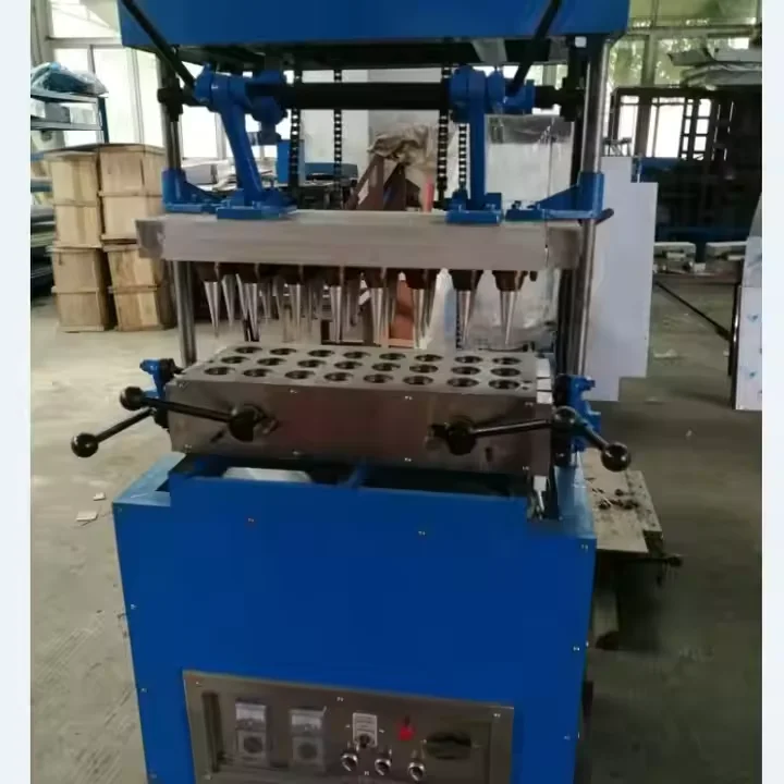 Commercial Pizza Sugar Cone Maker Machine Edible Coffee Wafer Cup Make Production Line Manufacture