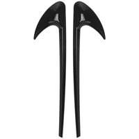 2Pcs Car Side Fender Trim for Mercedes Benz E Class W213 C-Class W205 Refit E63S AMG Accessories Black 1