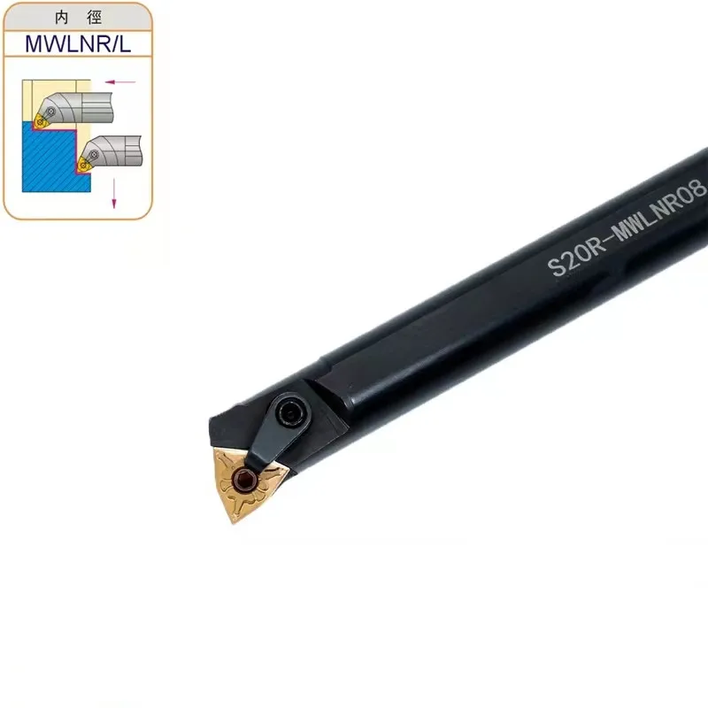 S16Q-MWLNR S20R-MWLNR S25S-MWLNR S32T-MWLNR Internal Turning Tool Lathe Bar Turning Holder CNC Cutting Tool Cutter Bar