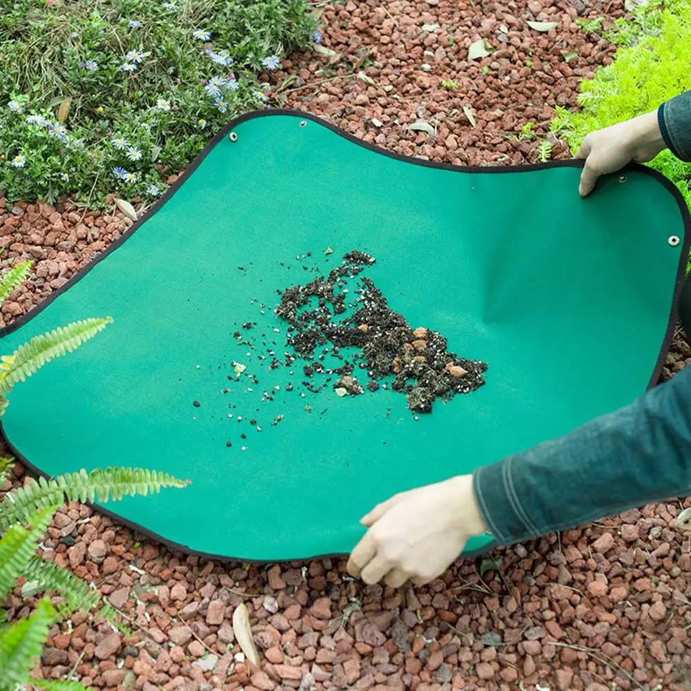 Repotting Mat Plants Transplanting Mat Waterproof Potting Tray Thickened Portable Gardening 75x100cm for Succulent Plants