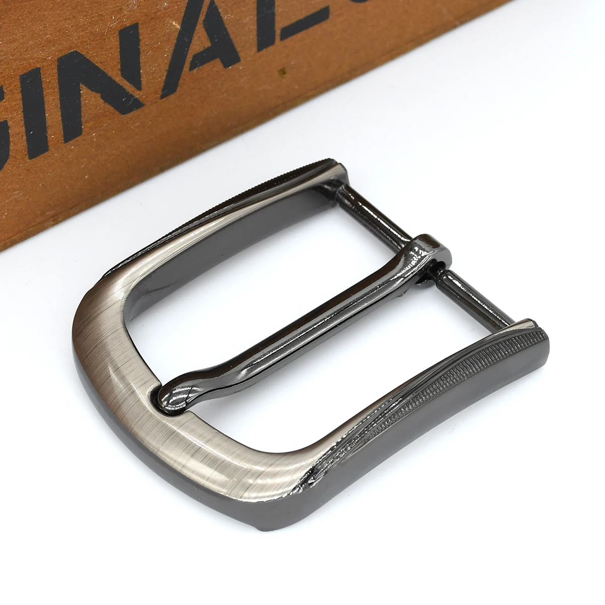 Description Picture 3 of itemMen's 40mm Belt Buckle Metal Laser Pin Buckles Fashion Waistband Parts Garment Accessories Leathercraft DIY Hardware