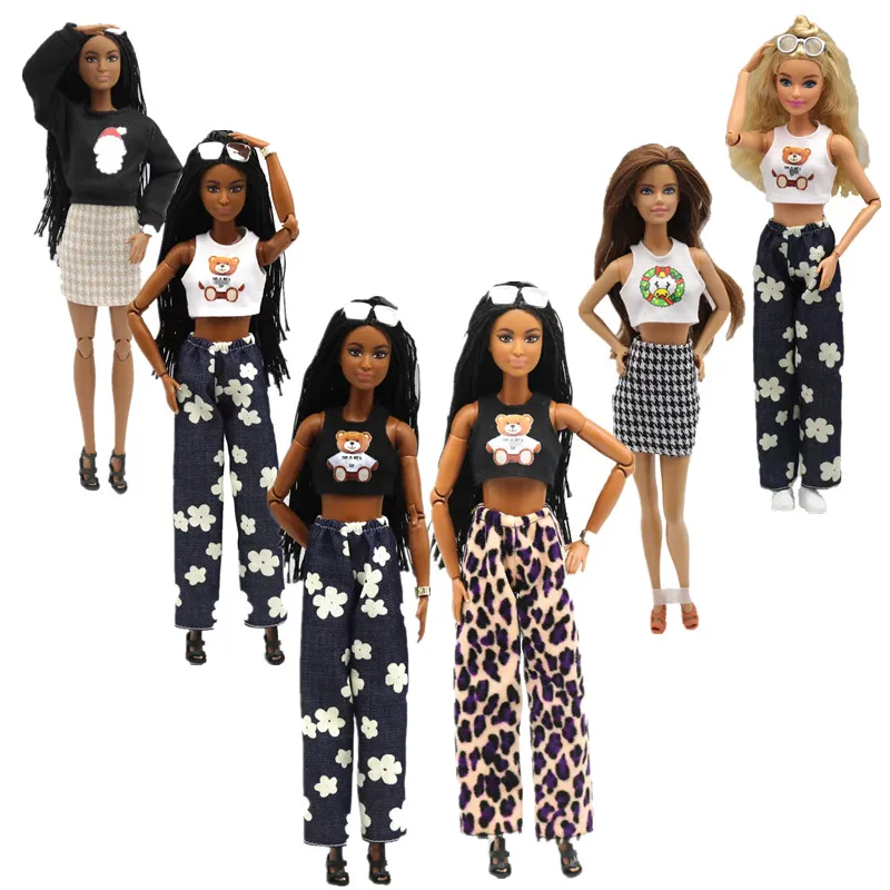 Barbie Tank Top Barbie Clothes Doll Outfits Dress Toy Accessory