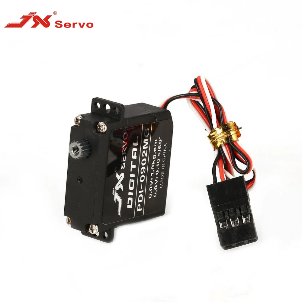 

JX PDI-0902MG 1.9KG 4.8V-6V Large Torque Digital Servo For RC Fixed Wing Airplane Aircraft Spare Parts Accessories