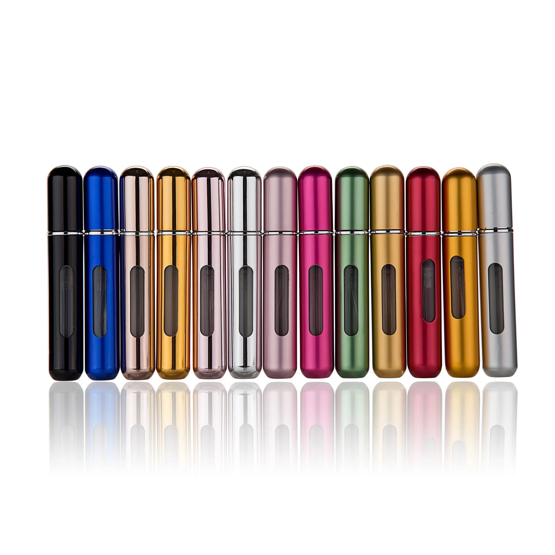 

6Pcs/Lot 6 8ml Aluminum Perfume Separate Spray Bottle Cosmetics Travel Liquid Mist Fall