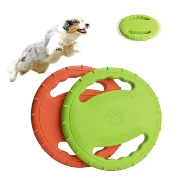 1 Pc Pet Flying Disc Pull Ring Toy Bite Resistance Interactive Small and Medium-sized Dog Interactive Training Tug-of-war Toy