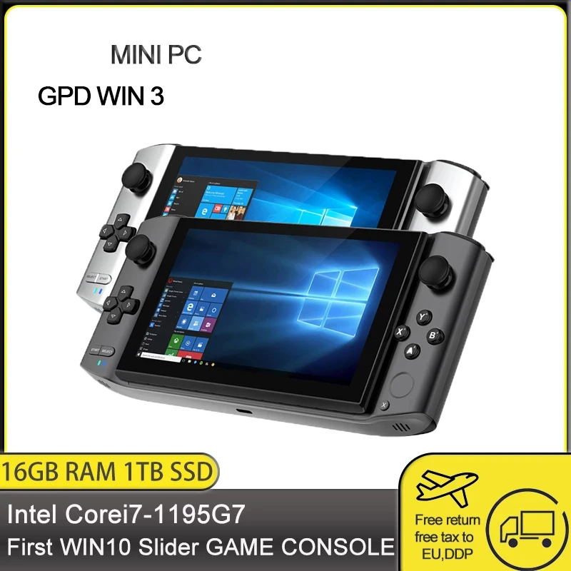 GPD WIN3 Gaming Mini Laptop Intel I7 1195G7 5.5Inch Handheld