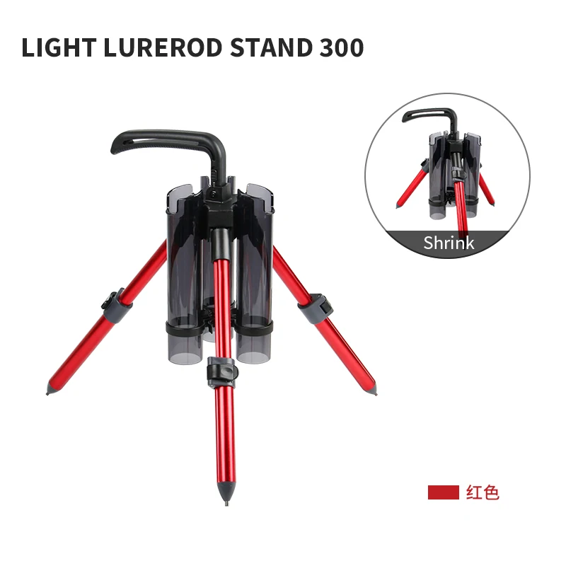 LETOYO ROD STAND 530 Fishing Rod Support Tripod Lure Box Stand