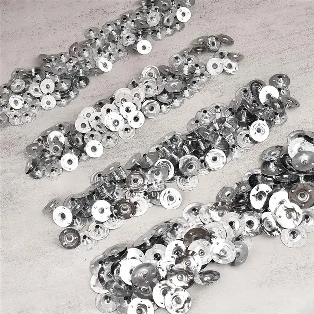 1-100 Pcs Durable Waxed Candles Making Metal Wick Sustainers Carry Holders Tabs Tool DIY Crafts Candle Wicks DIY Candle Making
