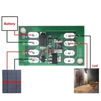 Panneau solaire automatique, panneau de chargeur de batterie, veilleuse LED, interrupteur de commande, lampadaire de jardin, Module de contrôleur 3-24V 4-10A 2