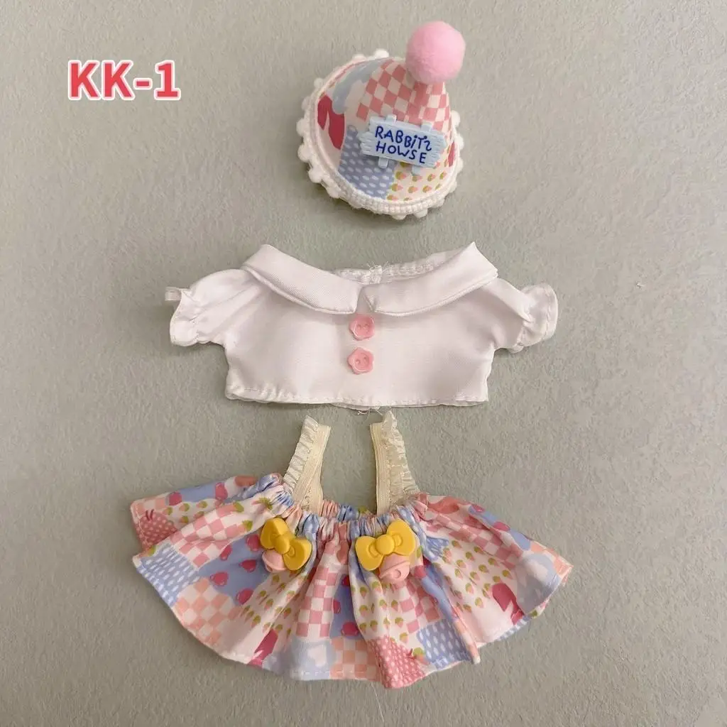 20cm Plush Doll'S Clothes Outfit Accessories For Korea Kpop Exo Labubu Idol Dolls Lolita set cute little princess skirt Clothing 5