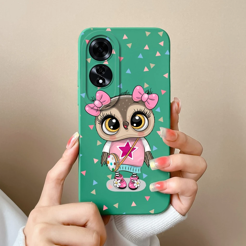 Phone Cover For Oppo A60 A 60 Case Fashion Heart Coque High