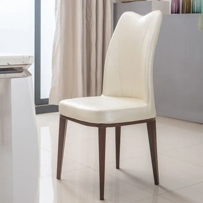 

Lounge Dining Room Chairs Stainless Steel Luxury Living Room Dining Chairs Accent Space Saver Eetkamerstoelen FurnitureLTY40XP