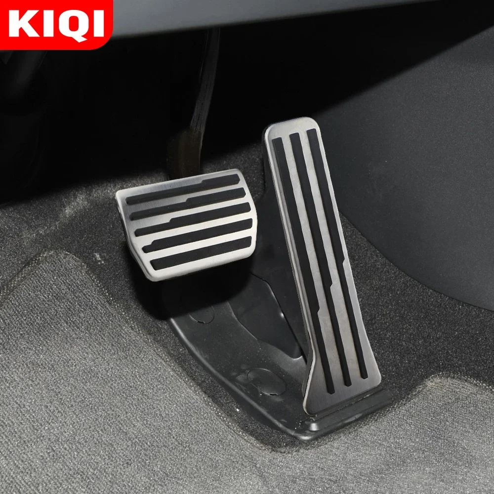 스테인레스 스틸 AT 페달 커버, Zeekr 001 2021 2022 2023 2024, 자동차 풋 페달, 가속 브레이크, 미끄럼 방지 패드 부품