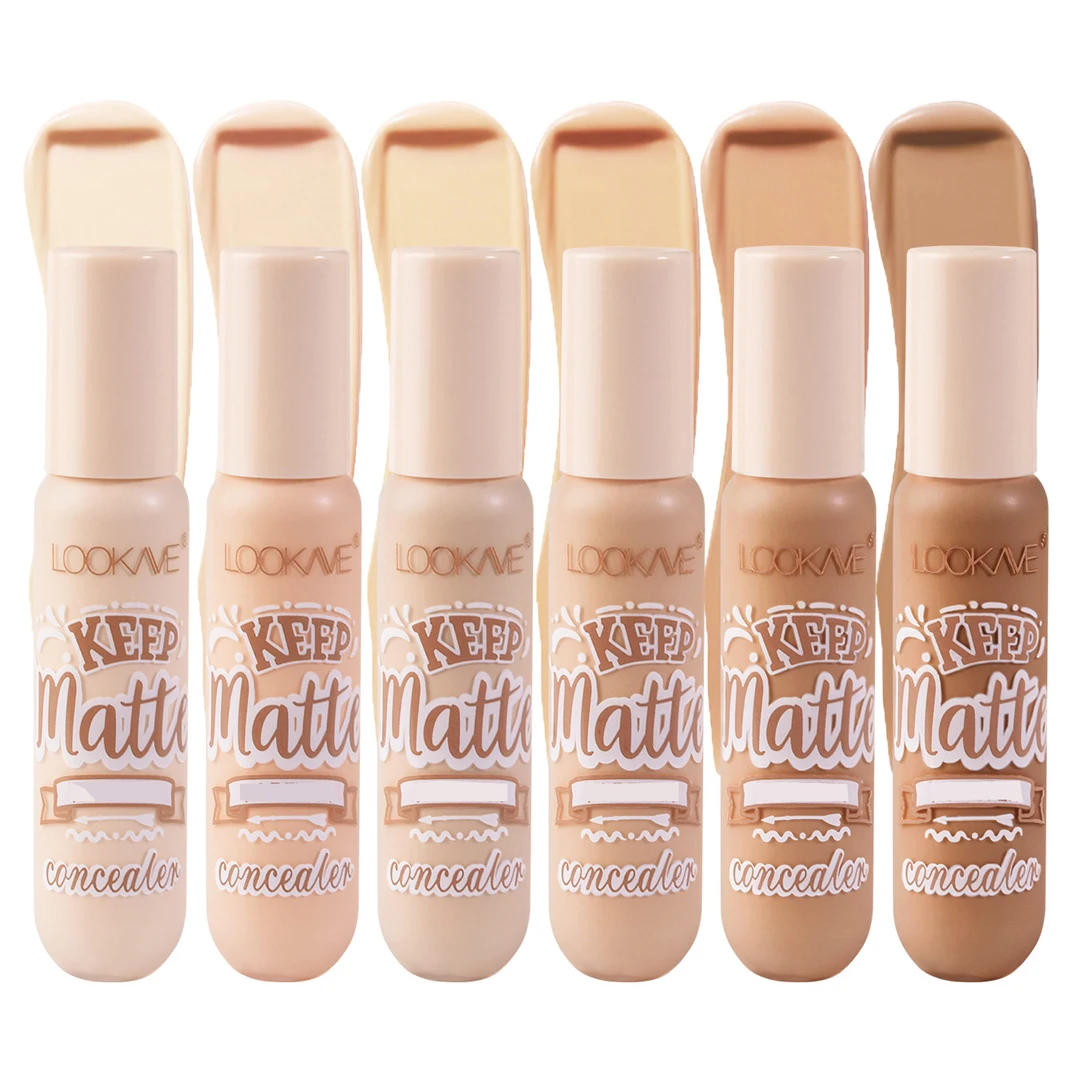 Liquid Concealer Stick Foundation Cream 6 Color Moisturizing Full Coverage Acne Dark Circle Natural Matte Concealer Cream Makeup_voghion.com