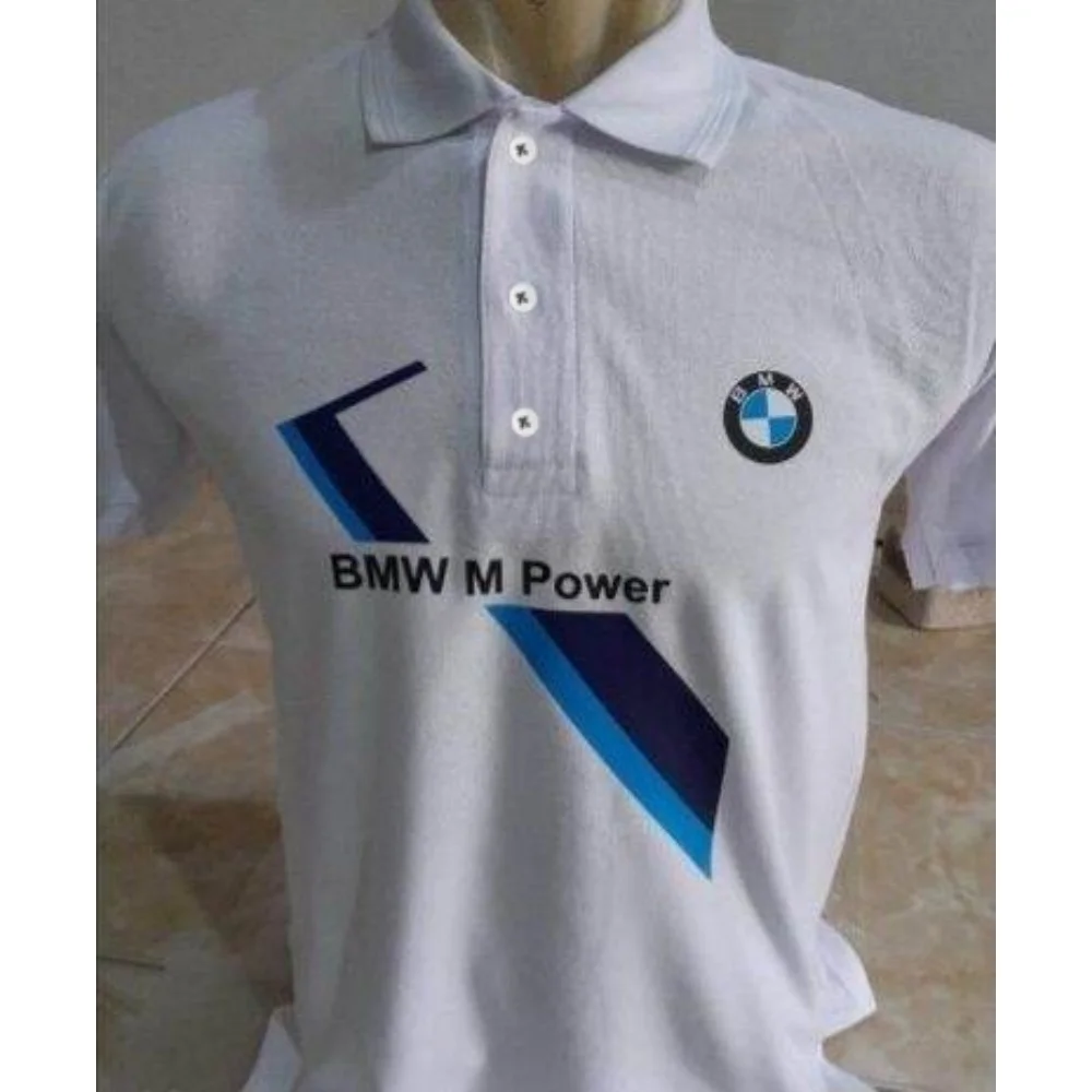 2025-26 BMW 패션 디자인 남성용 반팔 버튼업 폴로 셔츠 탑 BMW 여름 편안한 쿨 칼라 반팔 가디건